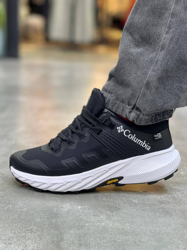 کتونی ضدآب کلمبیا زیره ویبرام مشکی / سفید