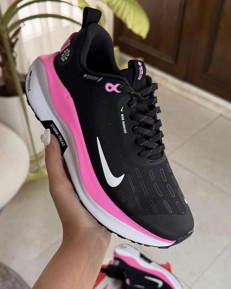 نایک ری اکت اینفینیتی ران 4 مشکی /  بنفش زنانه