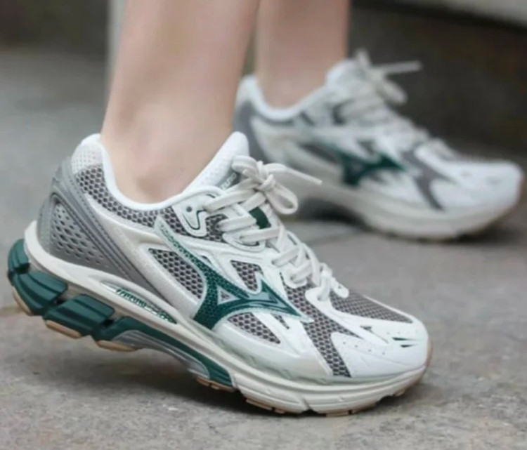 کتونی میزانو هالو میکس نقره ای/سبز