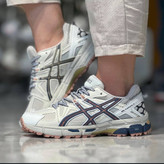 کتونی آسیکس مدل کایانو ۸ سفید/سورمه ای