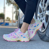 کتونی آسیکس مدل کایانو ۸ سفید / صورتی