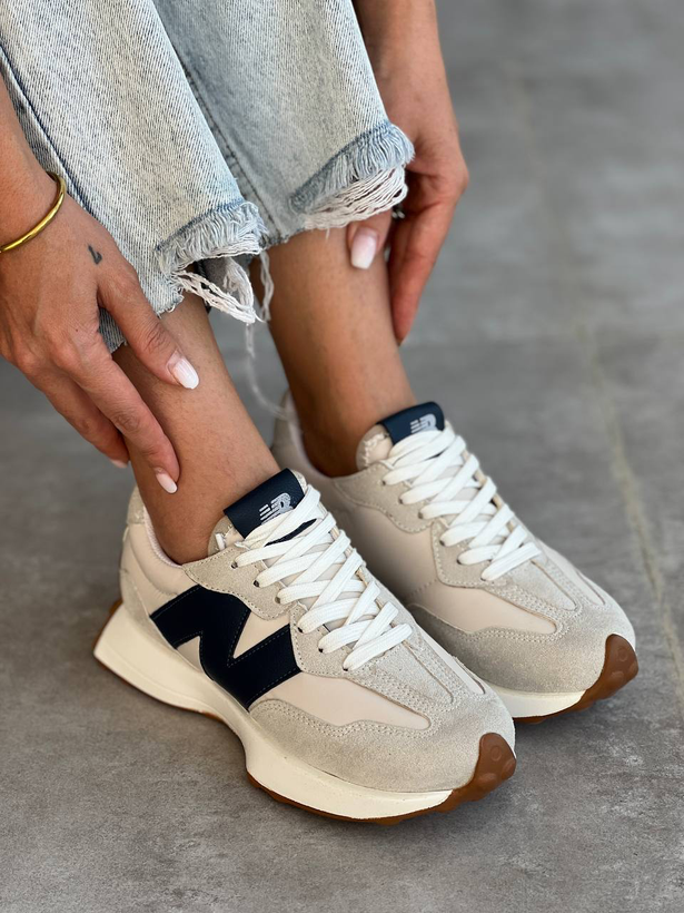 کتونی نیوبالانس 327 کرم / سورمه ای