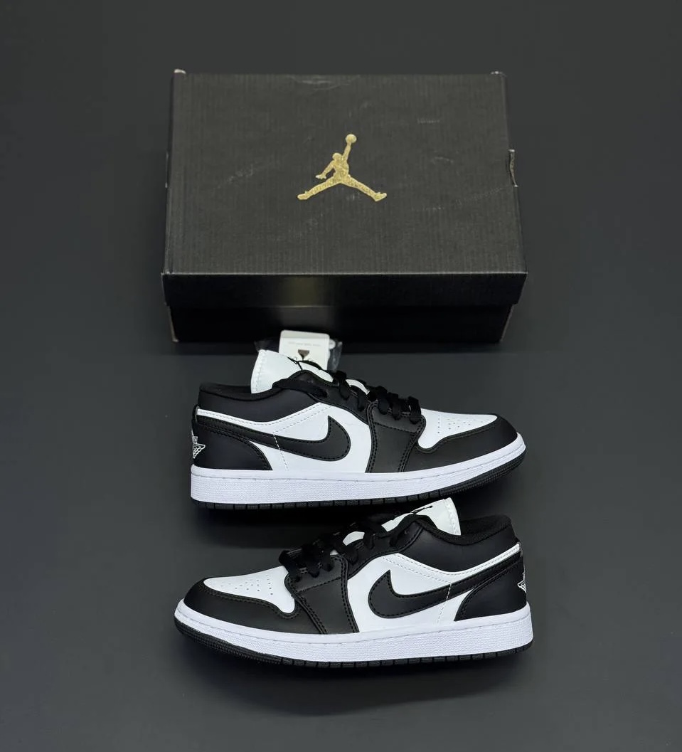 نایک  ایر جردن 1 لو مشکی / سفید