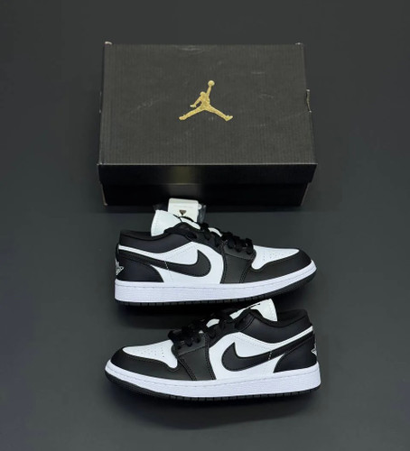 نایک ایر جردن 1 لو مشکی / سفید