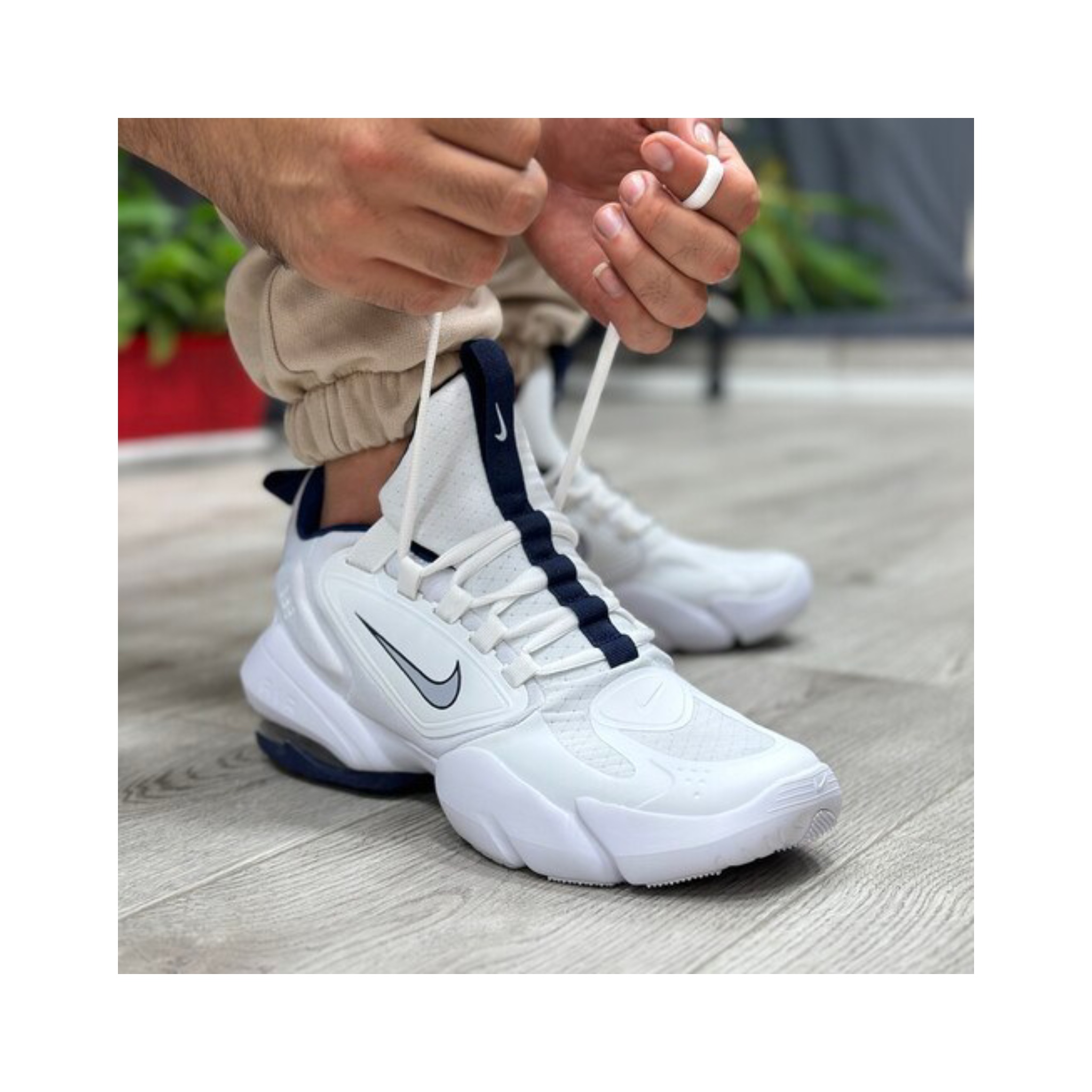 کتونی نایک ایر مکس آلفا ساواج سفید / آبی