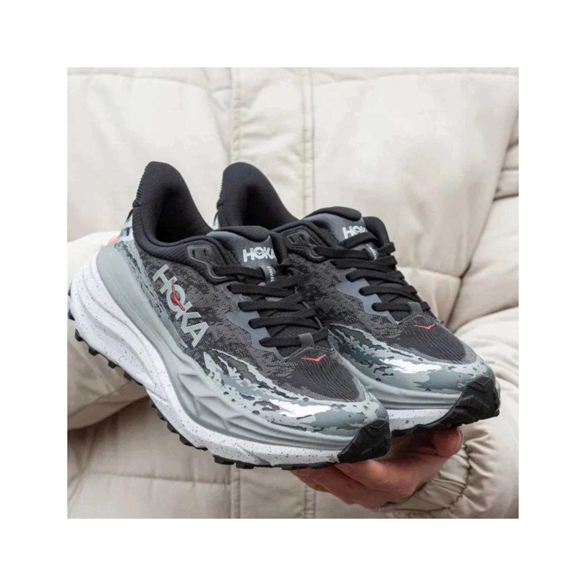 کتونی هوکا استینسون ۷  مشکی / طوسی