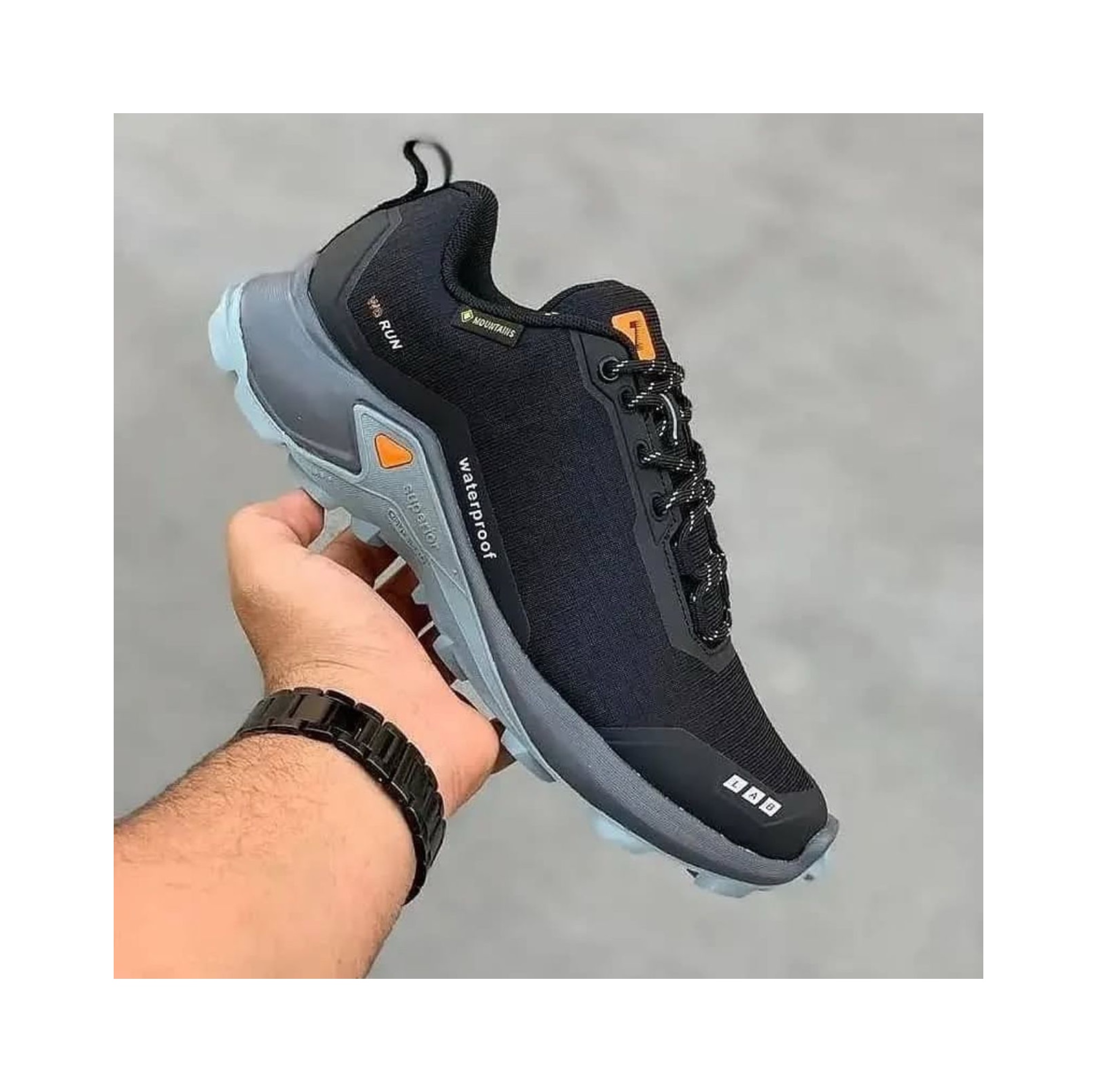 کتونی ضدآب آی رانر مشکی / طوسی