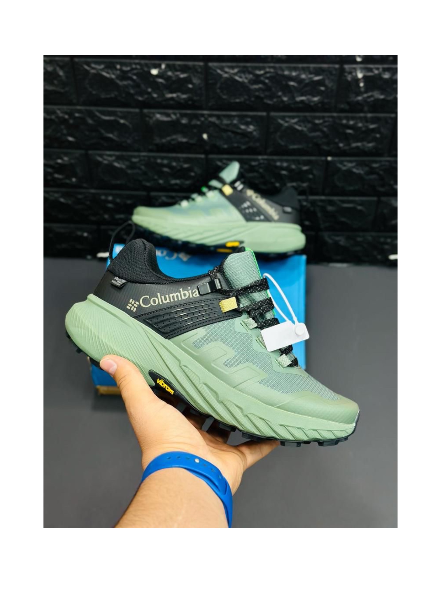 کتونی ضد آب کلمبیا زیره ویبرام سبز