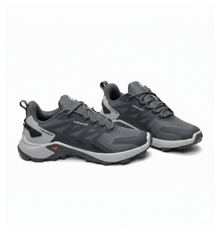 کتونی ضدآب آی رانر خاکستری/ طوسی روشن