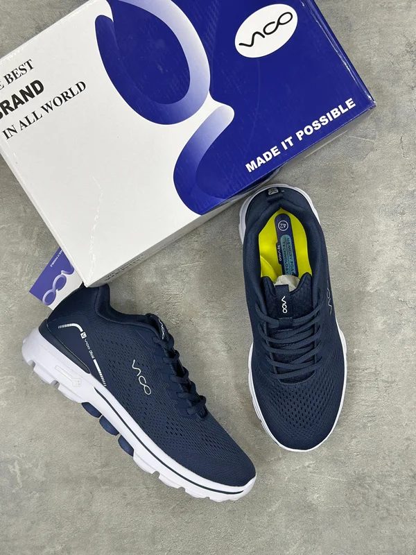 کفش پیاده‌روی ویکو سرمه ای سفید | Vico