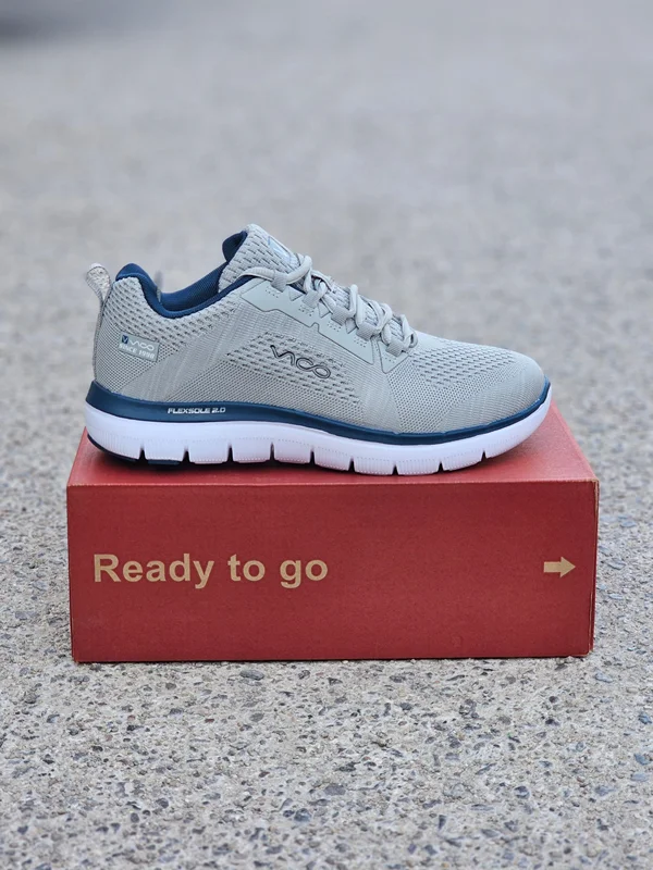 کفش پیاده‌روی ویکو طوسی سفید | Vico