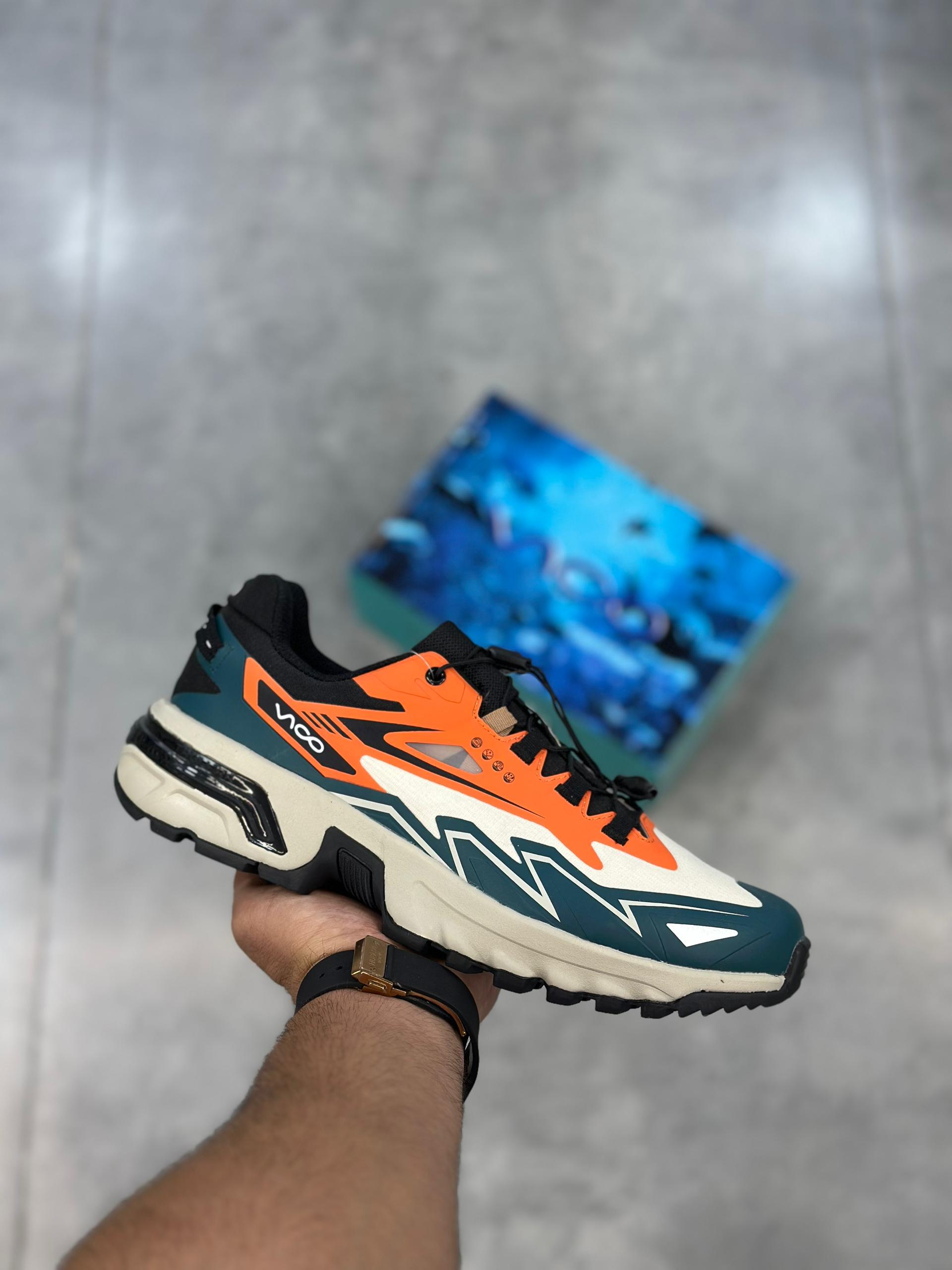 کفش پیاده روی و طبیعت گردی (ضد آب ) ویکو آبی نارنجی | vico