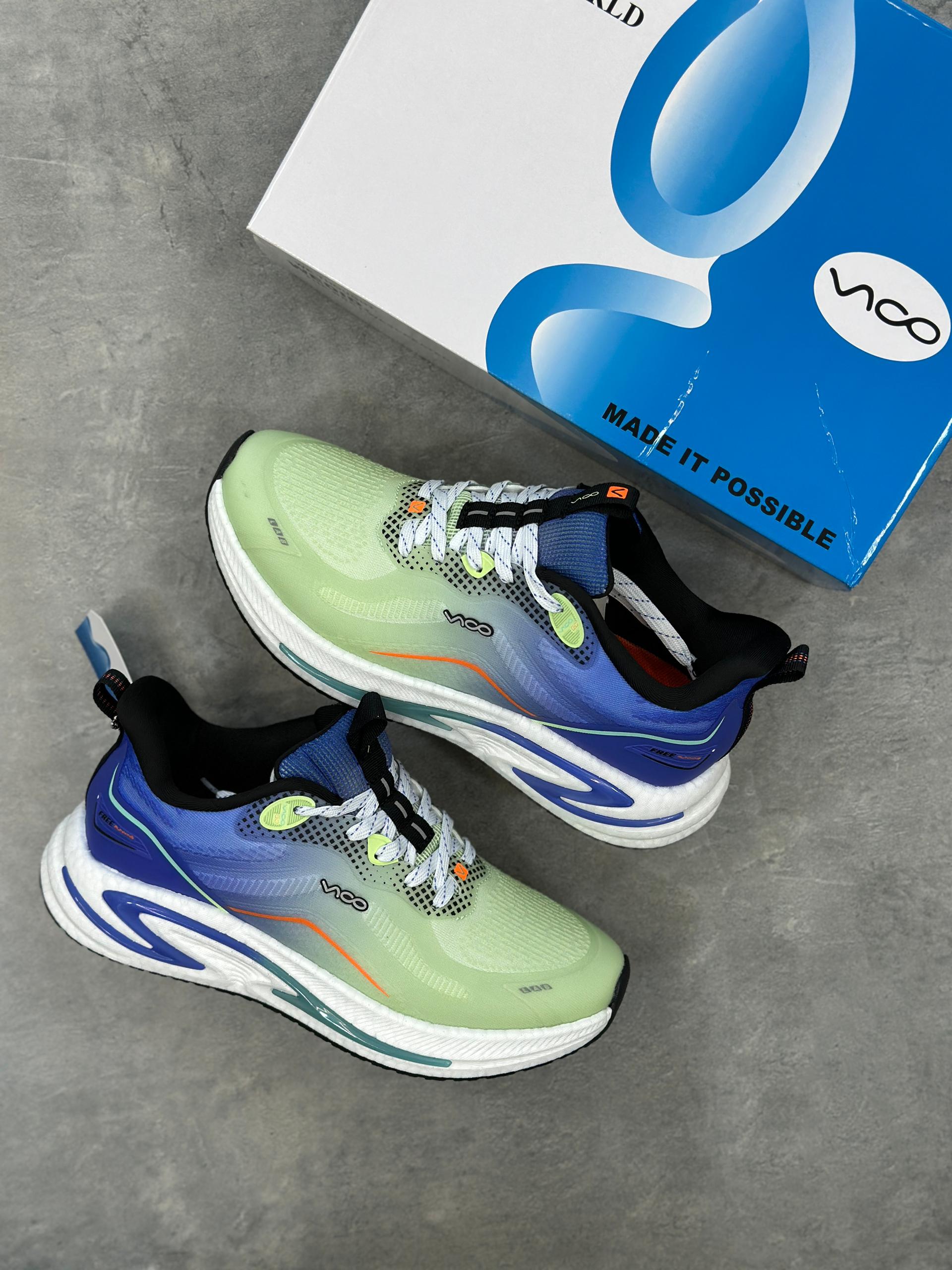 کفش پیاده روی ویکو سبز و آبی | vico