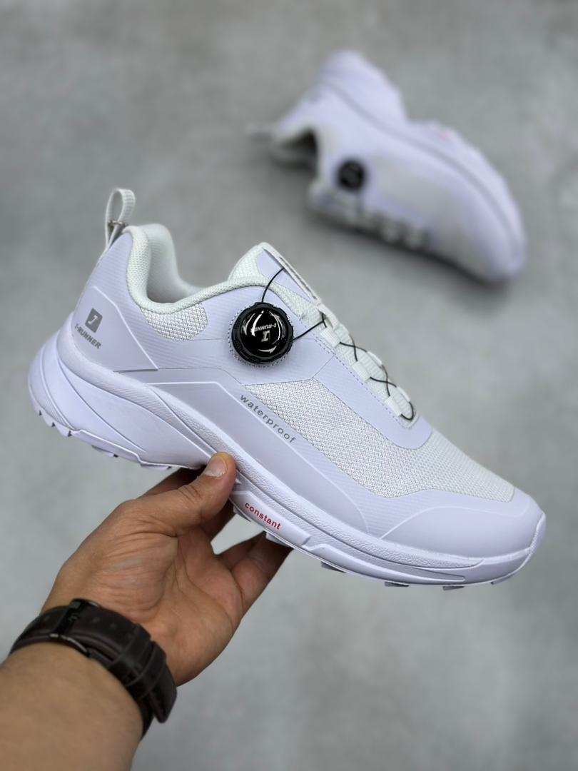 کتونی ضد آب آی رانر بند دیسکی  سفید