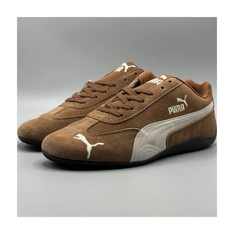 کتونی پوما مدل اسپیدکت قهوه ای / کرم