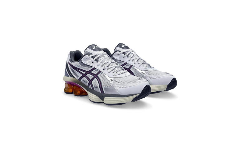 کتونی آسیکس مدل ژل کینتیک فلوئنت طوسی / بنفش